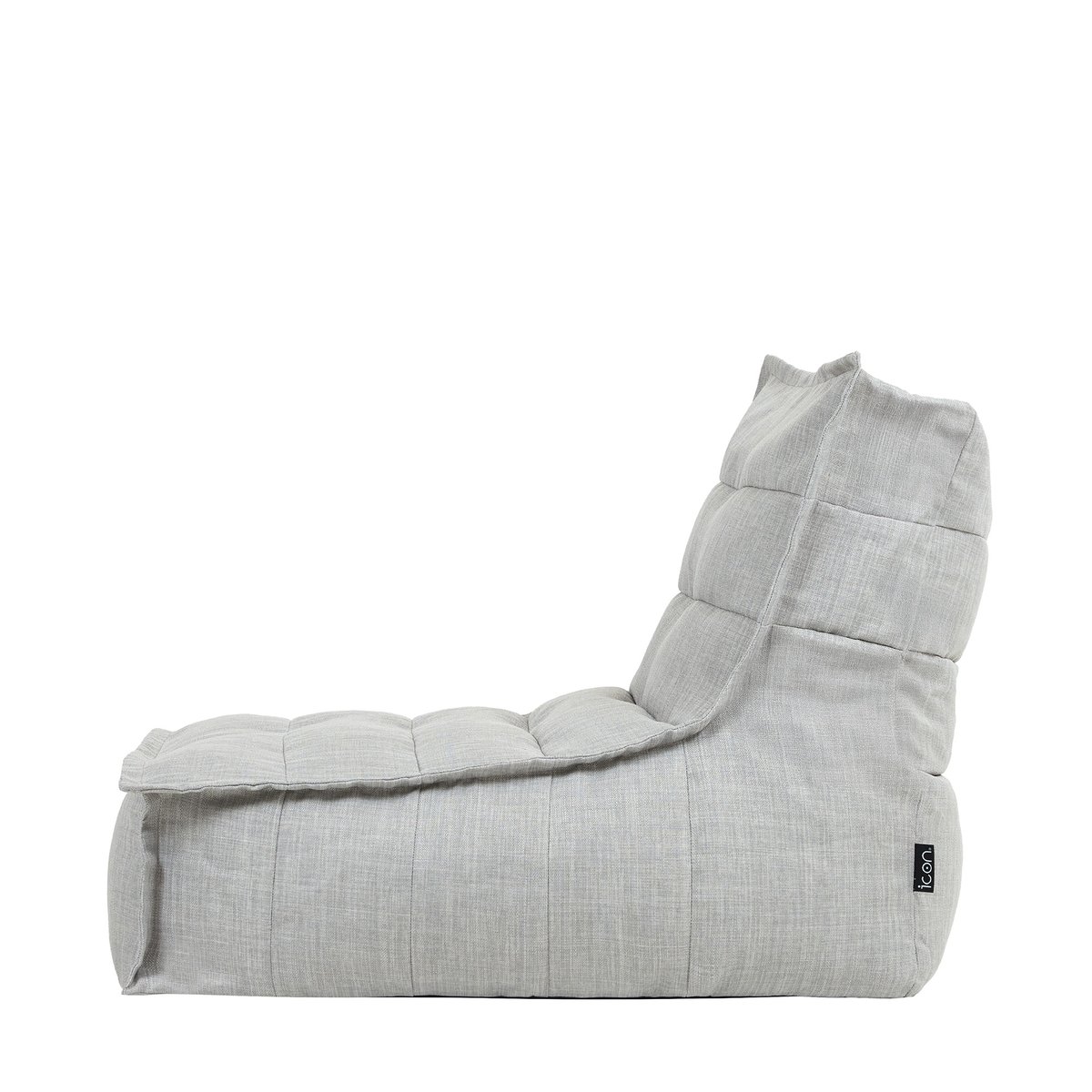 Pouf chauffeuse d'extérieur Oeko-Tex® - DOLCE gris, ICON