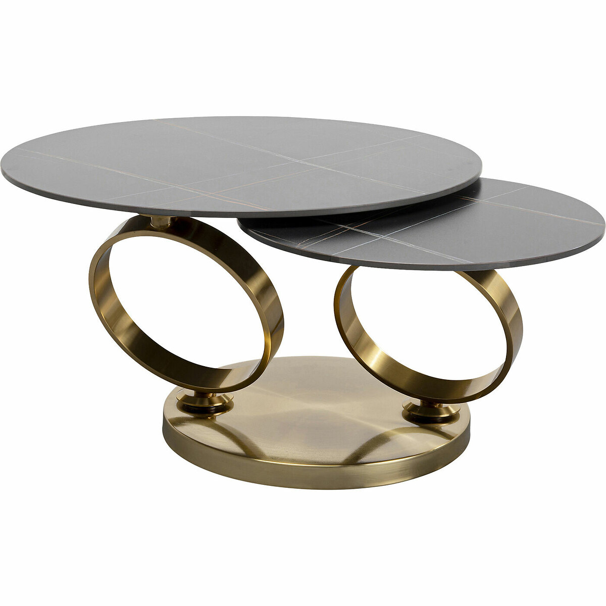 Table basse Beverly Gold 132x80cm doré, KARE DESIGN