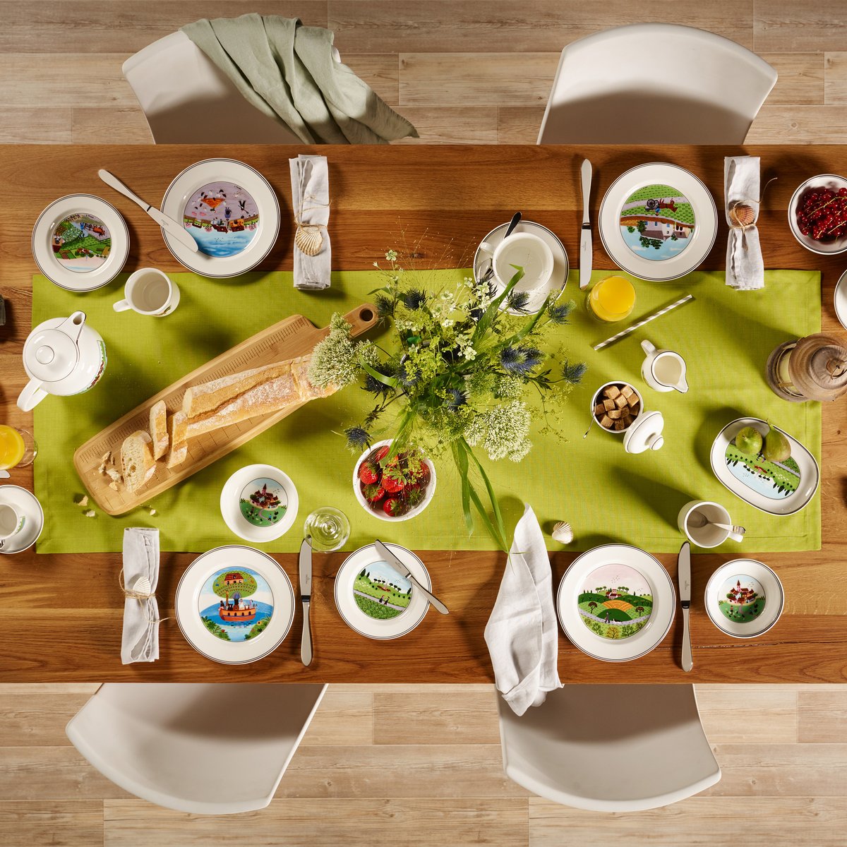 Assiette À Pain, Moulin DESIGN NAIF multicolore, VILLEROY & BOCH