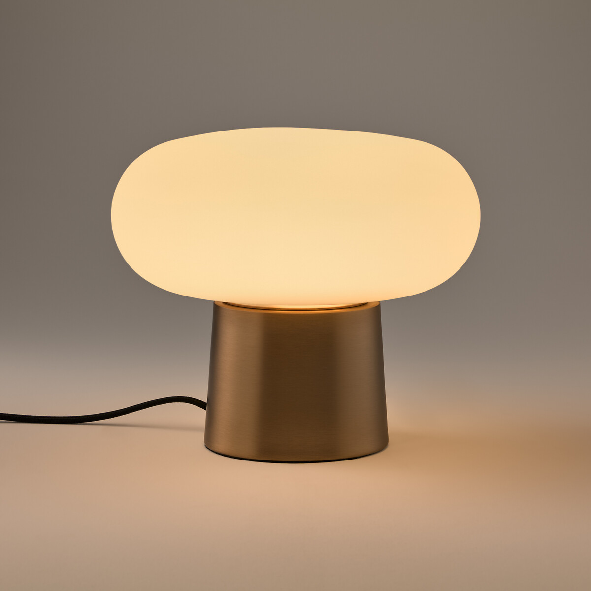 Lampe à poser opaline, Faith champagne, AM.PM