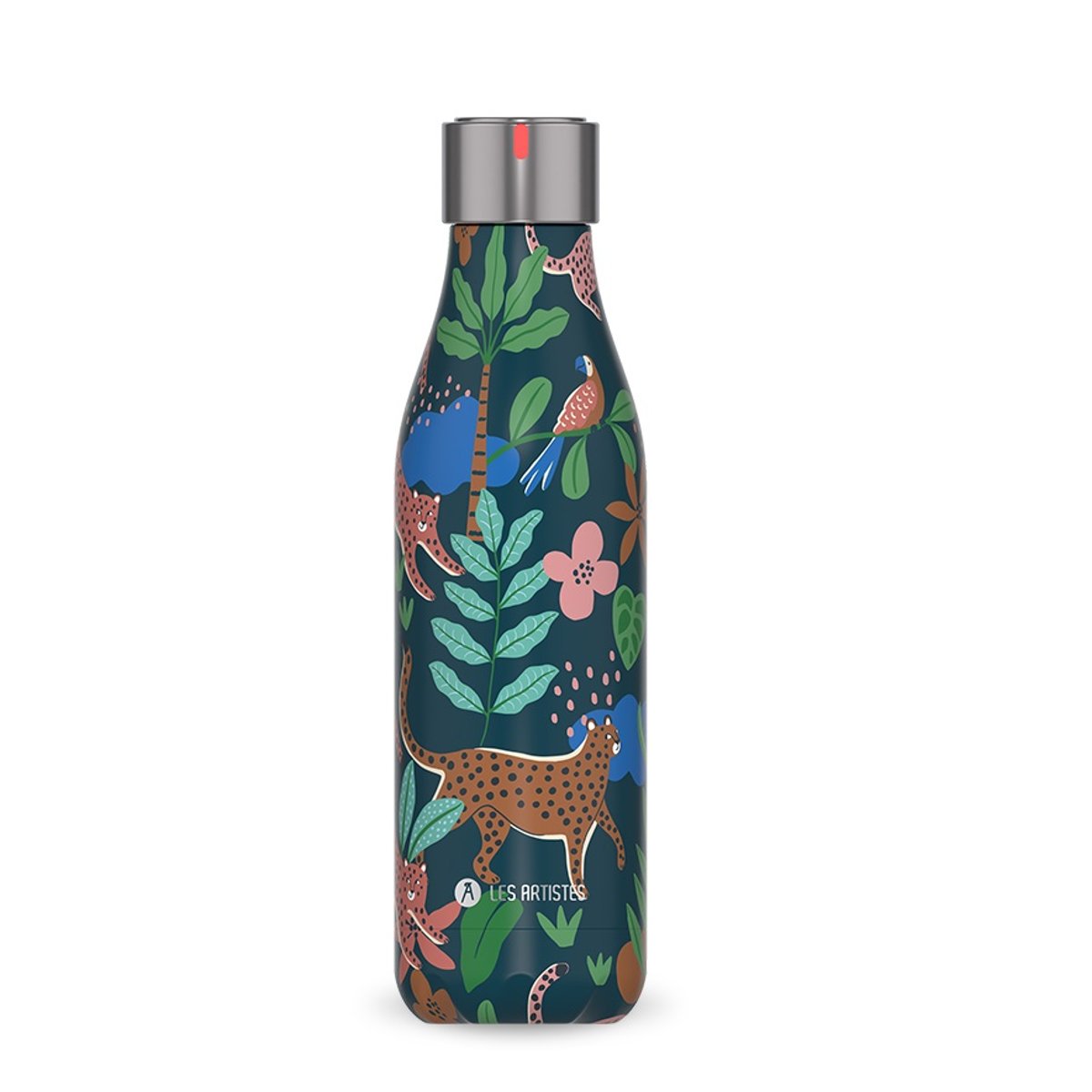 Bouteille isotherme Jungle 500 ml vert, LES ARTISTES PARIS
