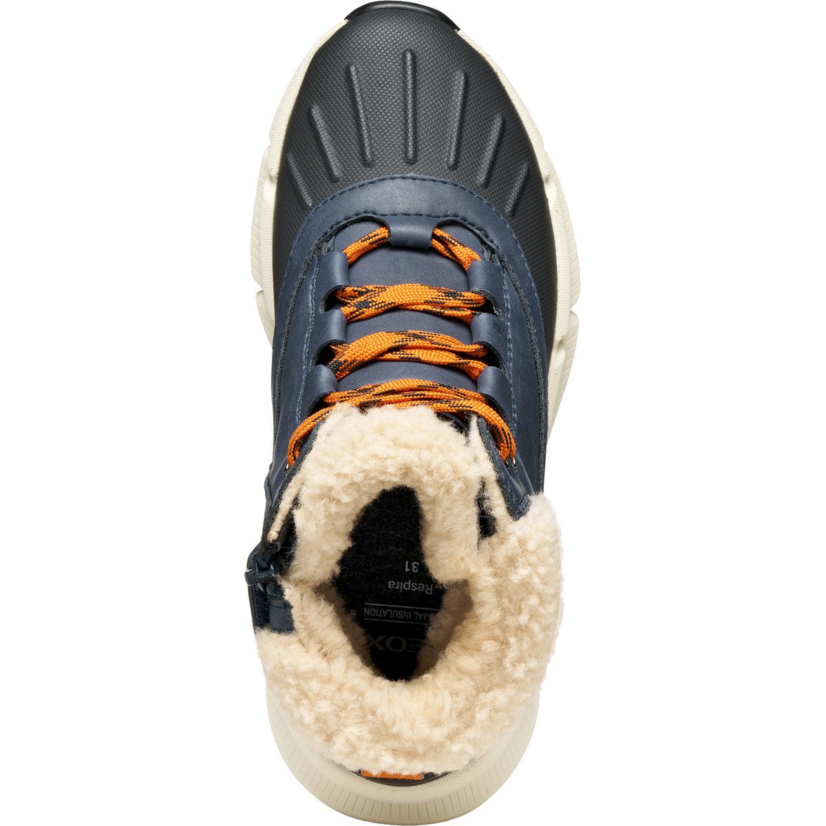 Bottes Et Bottines J FLEXYPER PLUS B ABX bleu marine/orange foncé, GEOX