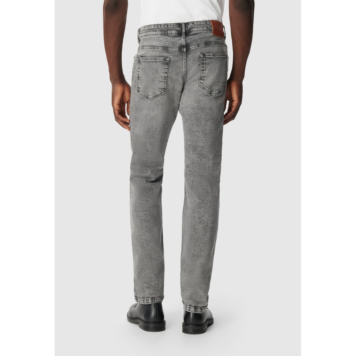 Jean slim vieilli BRUCE gris souris, IKKS