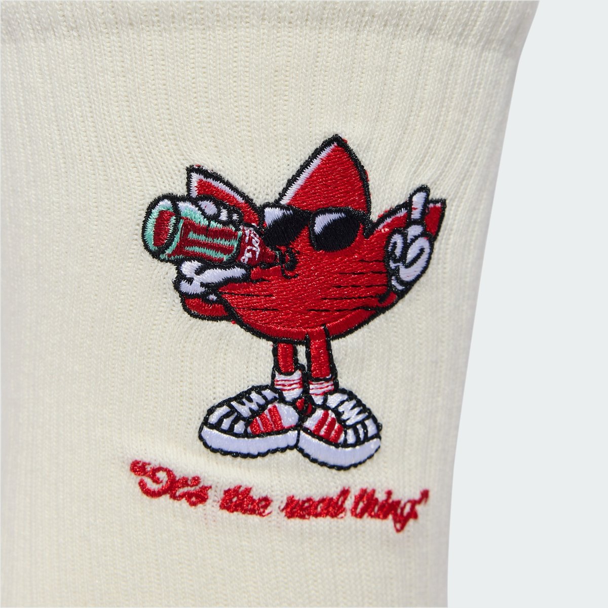 Chaussettes Mi-Mollet Graphiques Adidas X Coca-Cola (2 Paires) Chaussettes Mi-Mollet Graphiques Adidas X Coca-Cola (2 Paires) core white / vivid red, adidas Originals