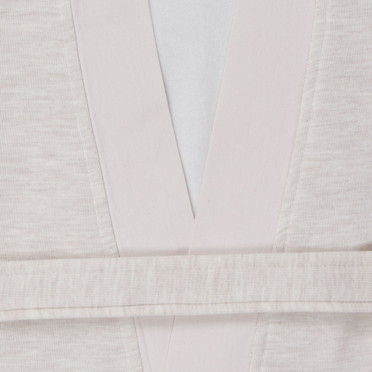 Robe de chambre molleton BERAT blanc cassé, SENSEI MAISON