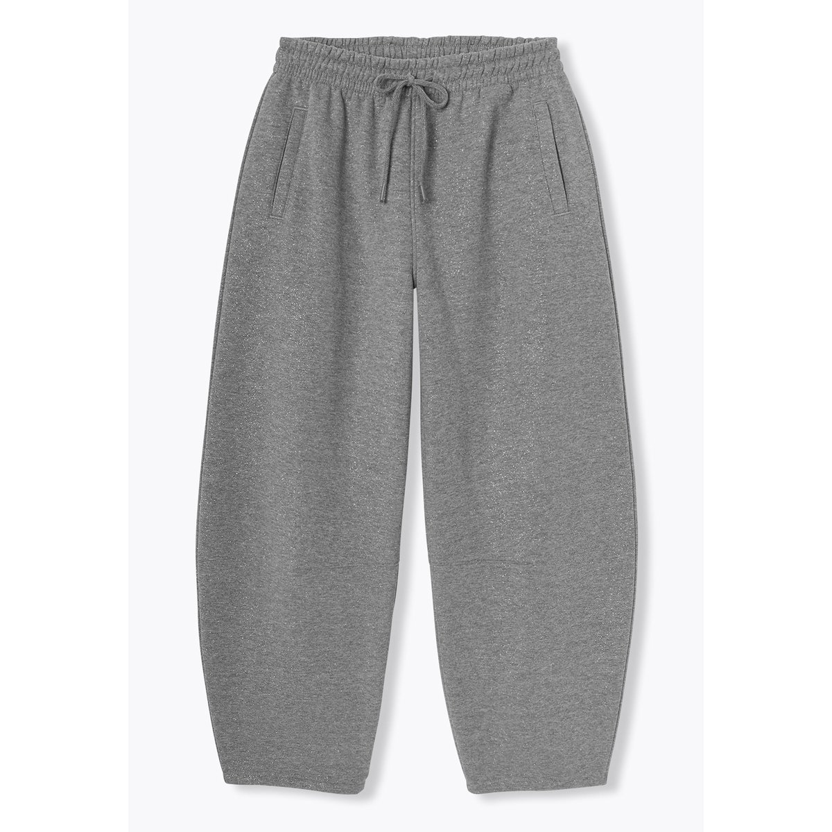 Jogging en molleton pailleté gris, PROMOD