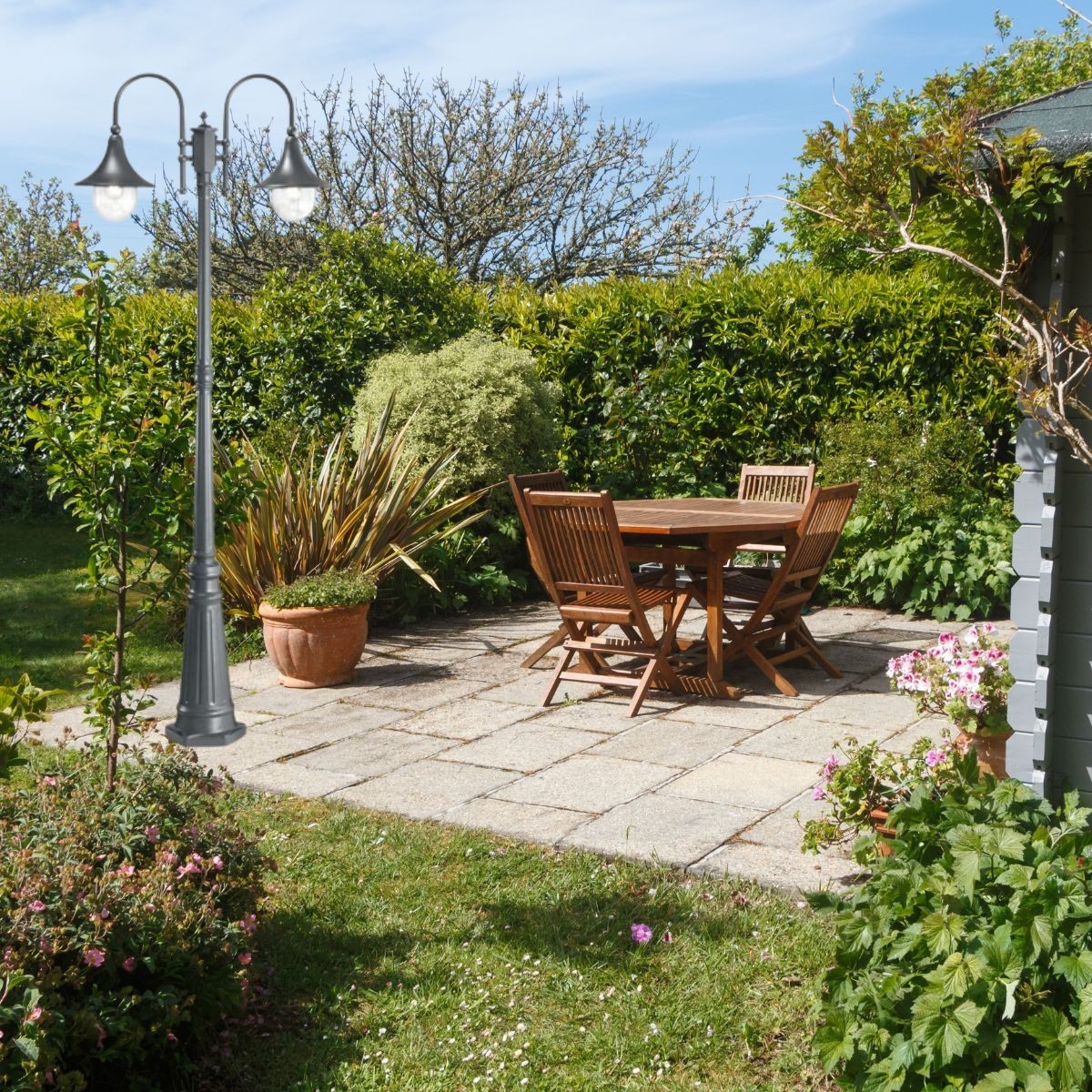 Lampadaire CIMA gris anthracite, IDEAL LUX