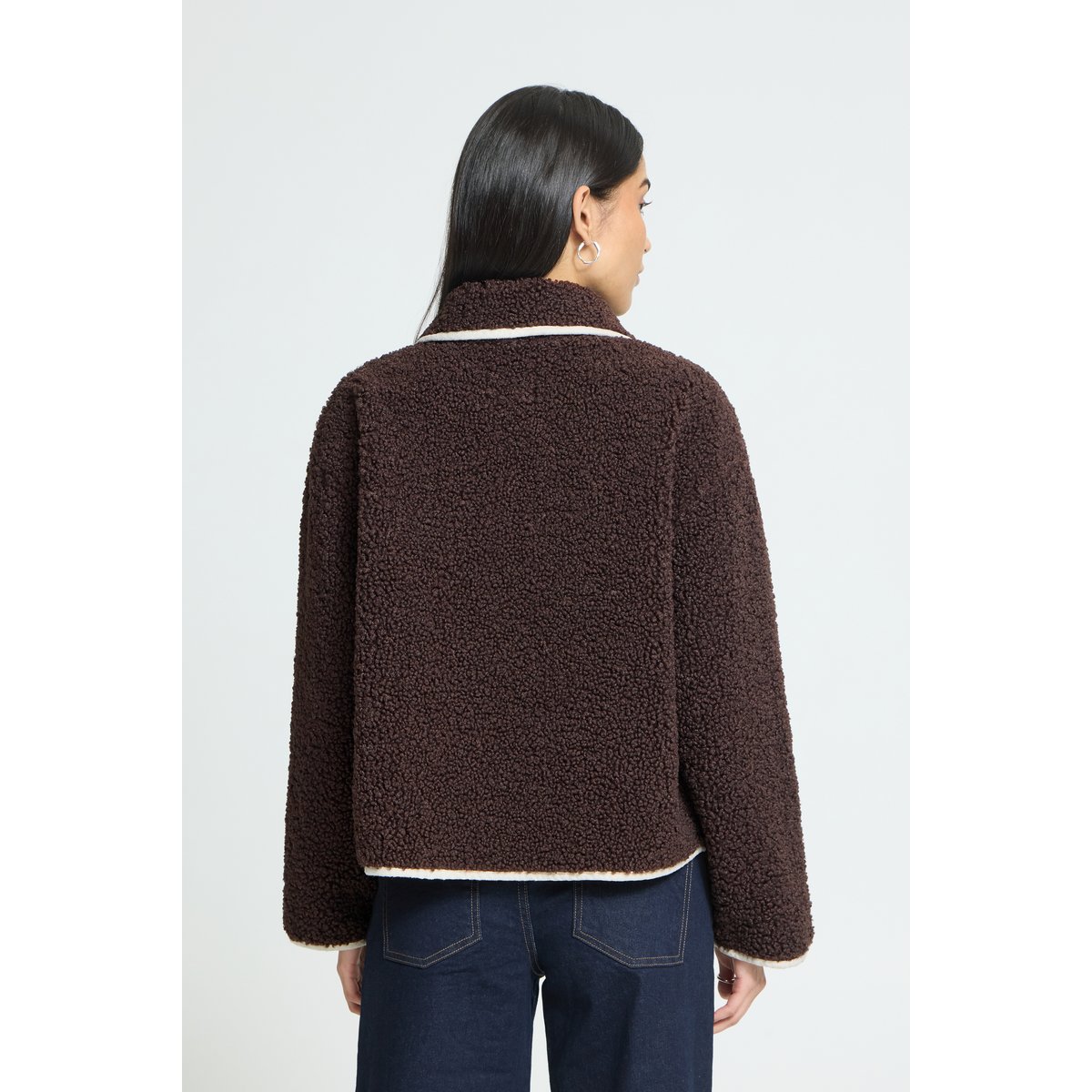 Veste d'extérieur marron coffee bean, ICHI
