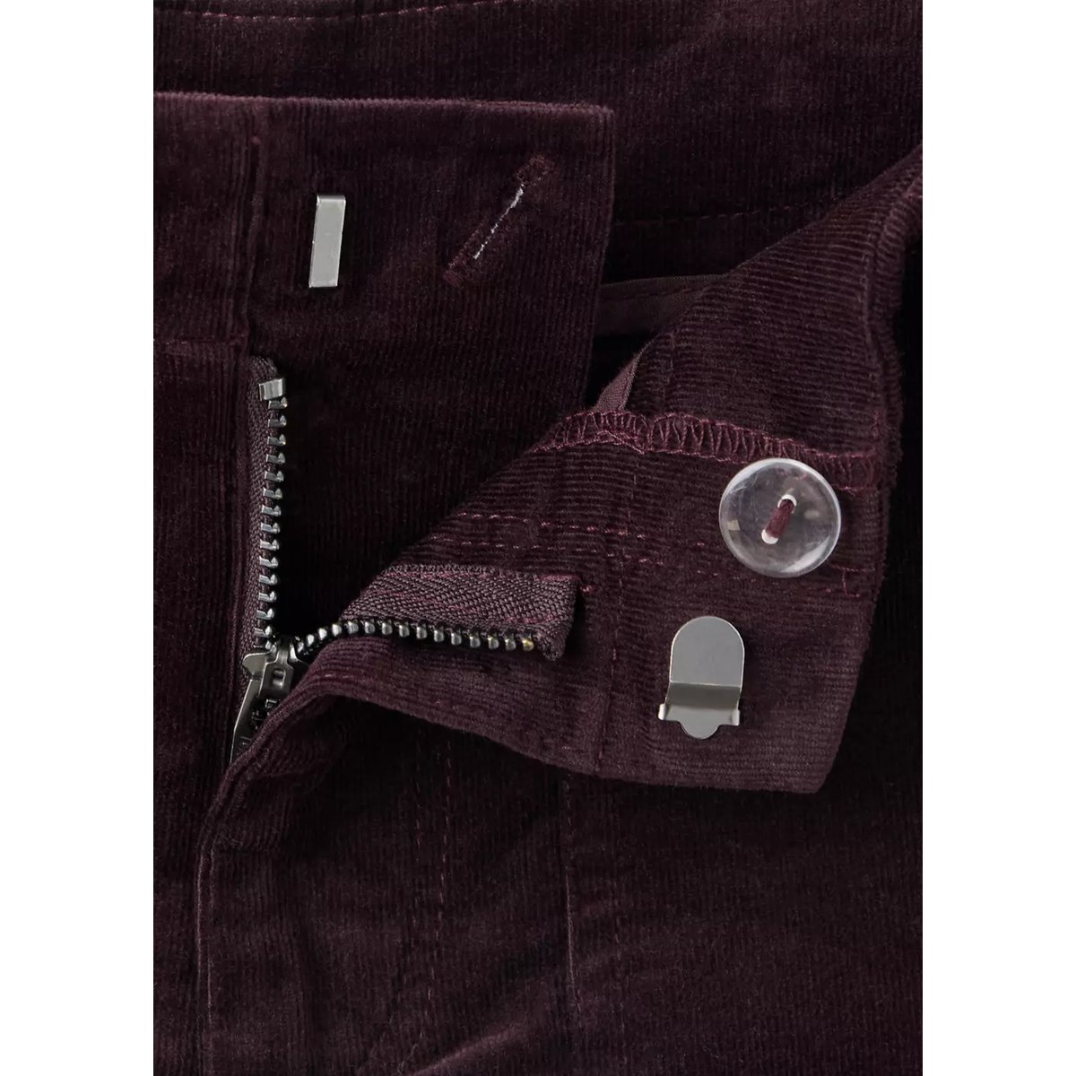 Shorts en velours côtelé avec détail de boutons violet, MANGO KIDS