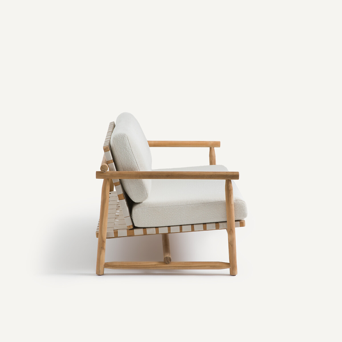 Talulah teak 2-seater outdoor sofa natural, AM.PM