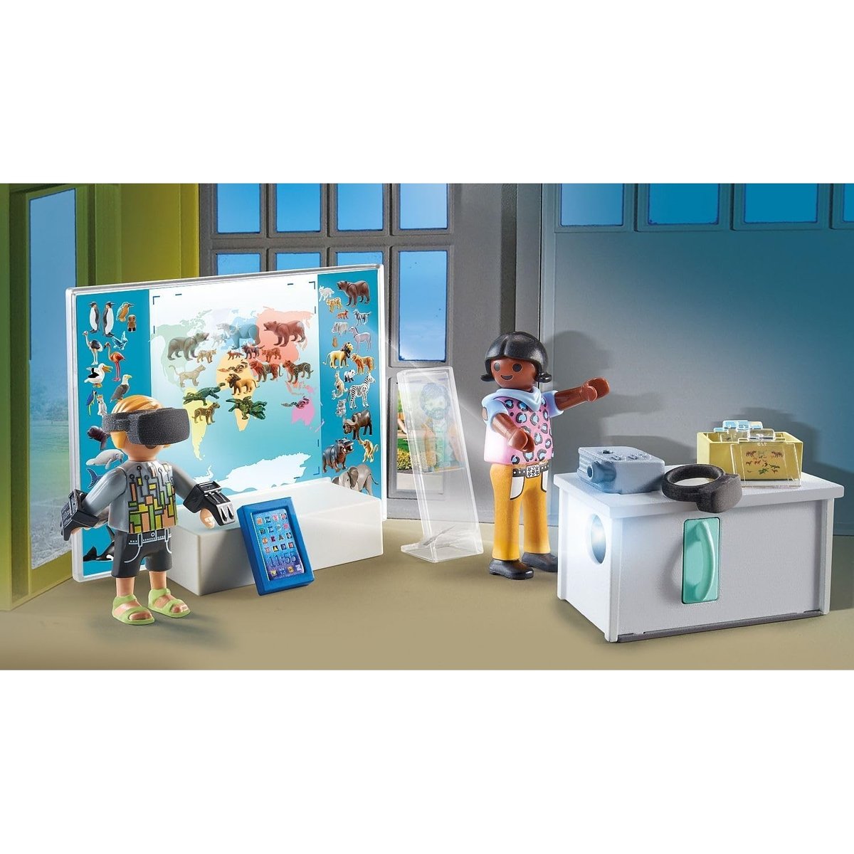 City LifeClasse avec réalité augmentée multicolore, PLAYMOBIL