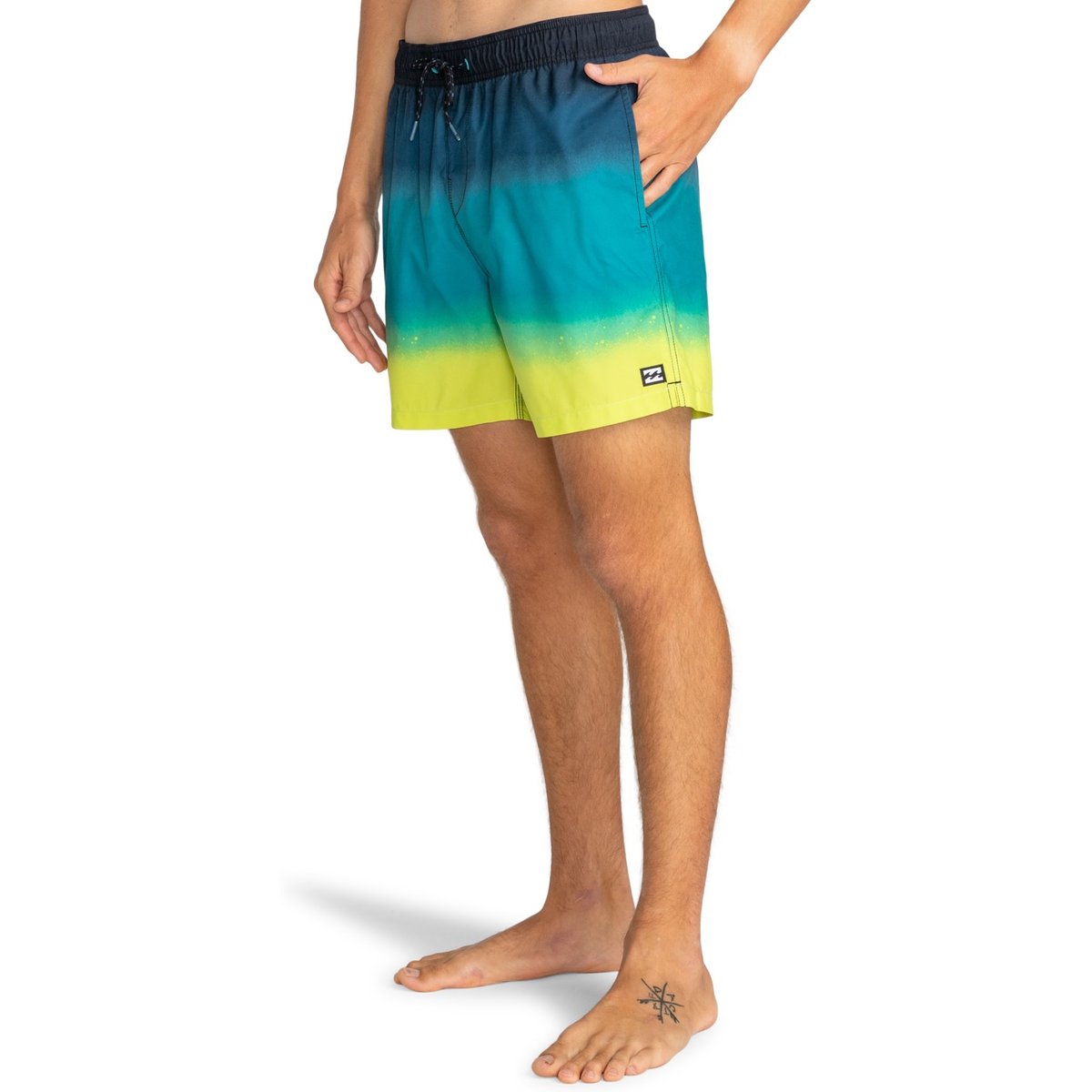 Short de bain ALL DAY FADE 16" noir black, BILLABONG