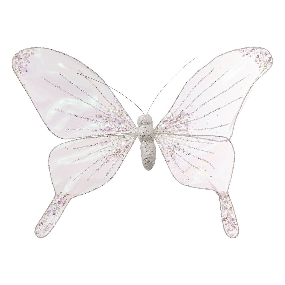 Papillon 45cm blanc, ATMOSPHERA