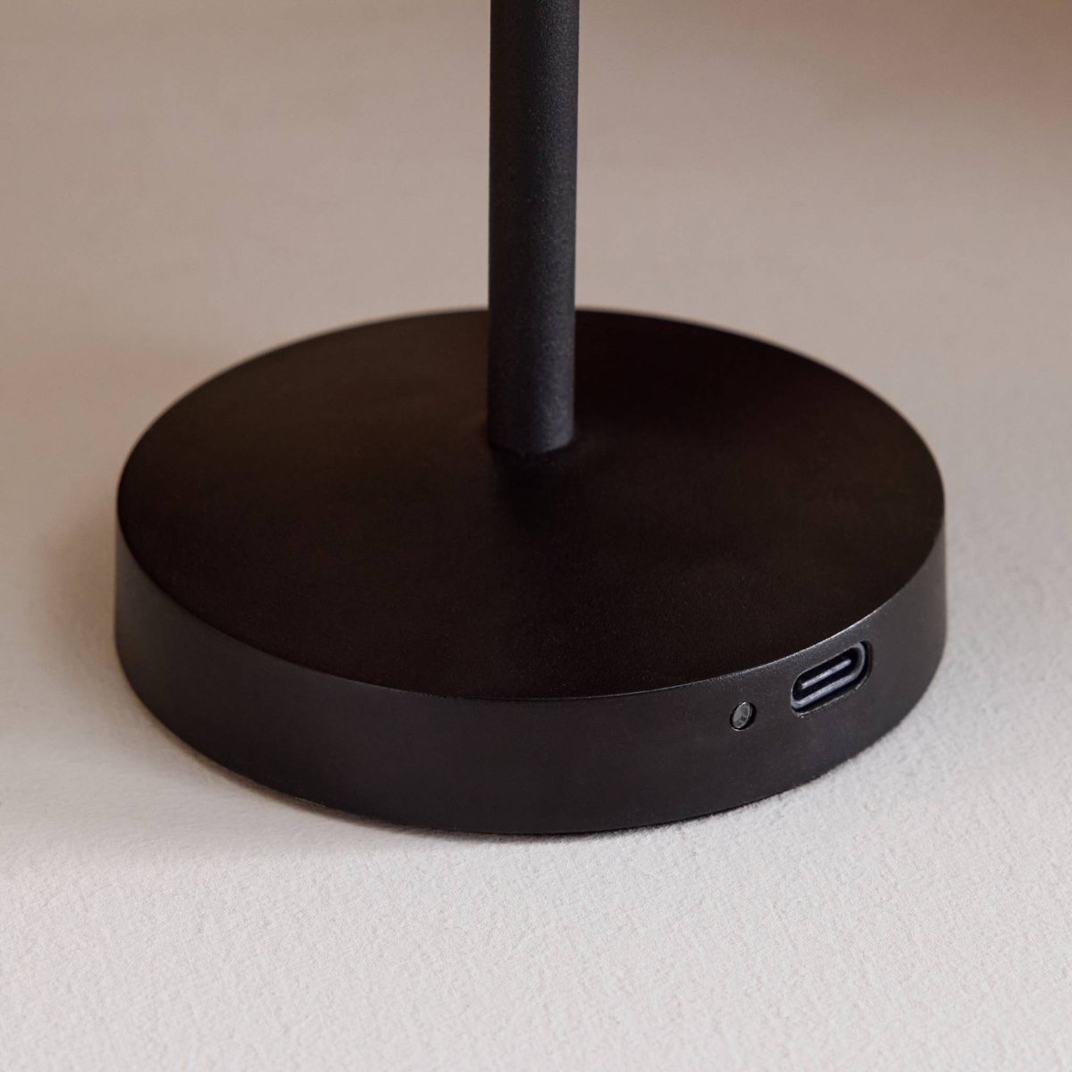 Lampe à poser intérieur/extérieur métal H19cm VIRA noir, SWEEEK