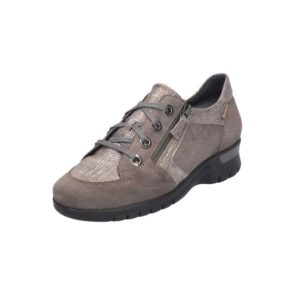 Baskets en cuir MONIKA taupe foncé 5140, MEPHISTO
