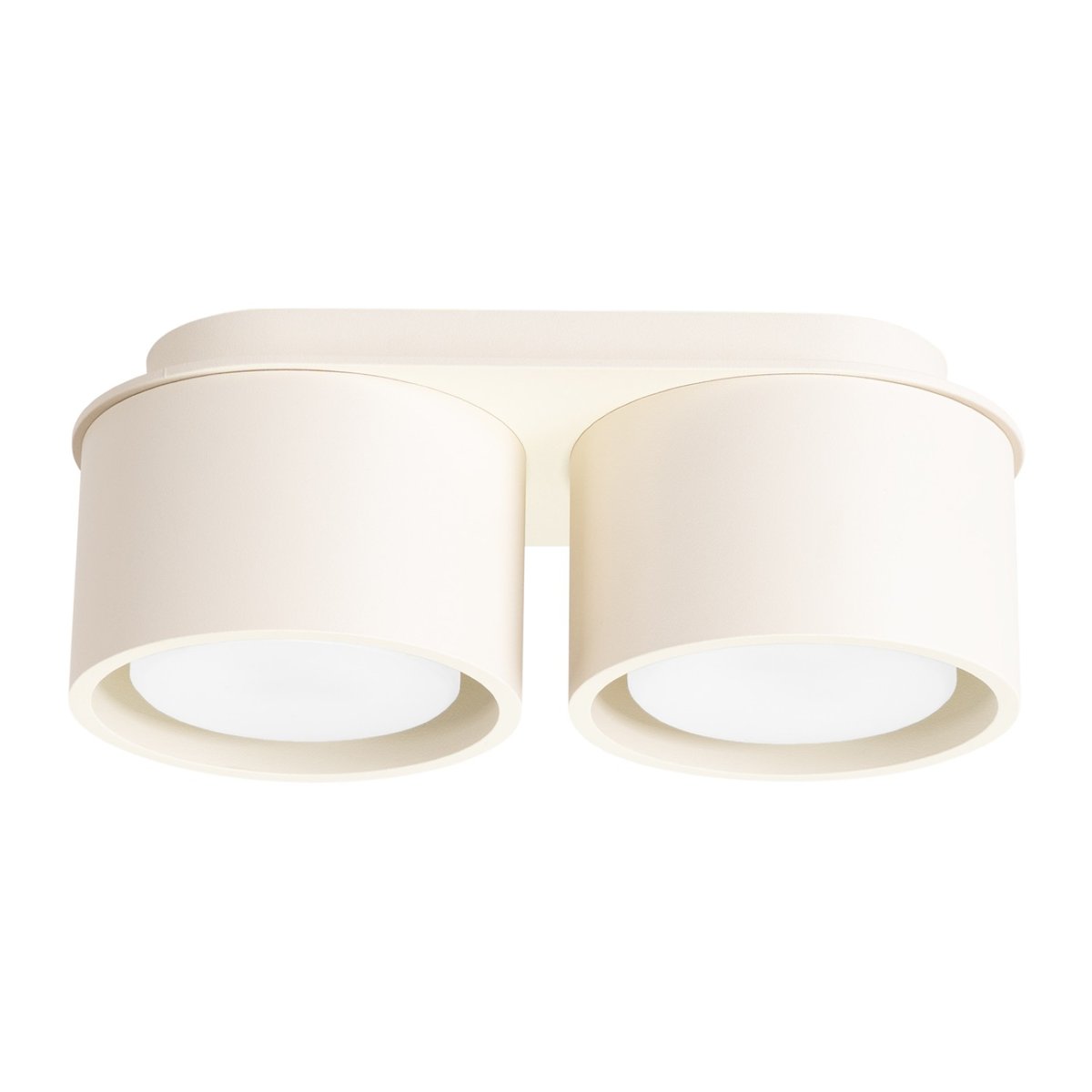 Plafonnier Aluminium Beige Gx53 2 MODO beige, EDEN