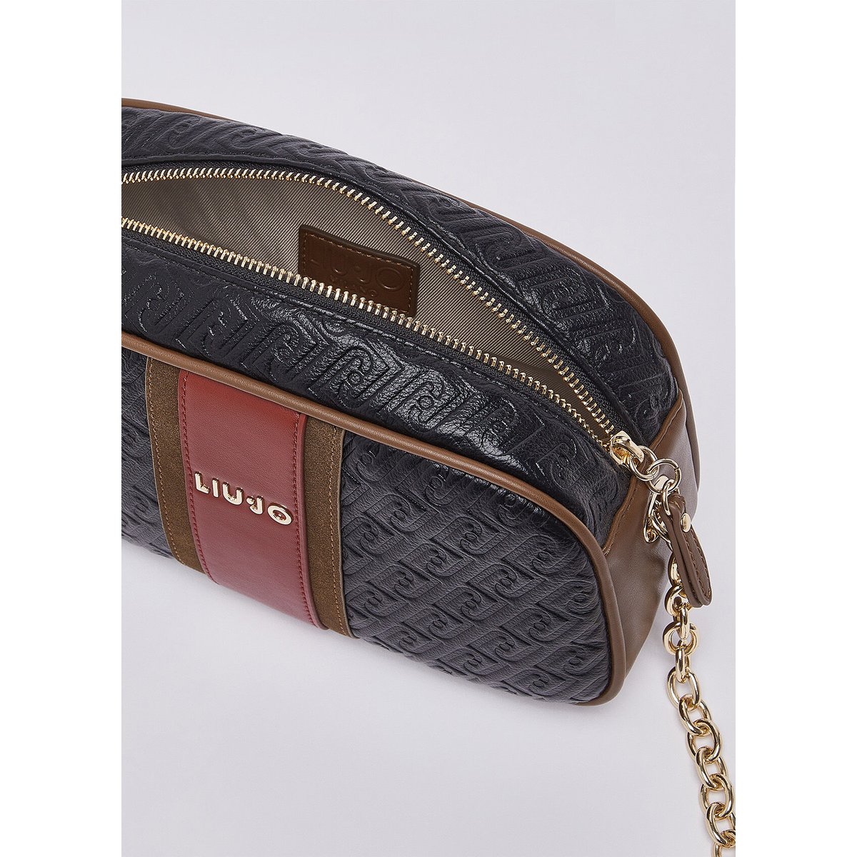 Sac bandoulière moyen noir, LIU JO