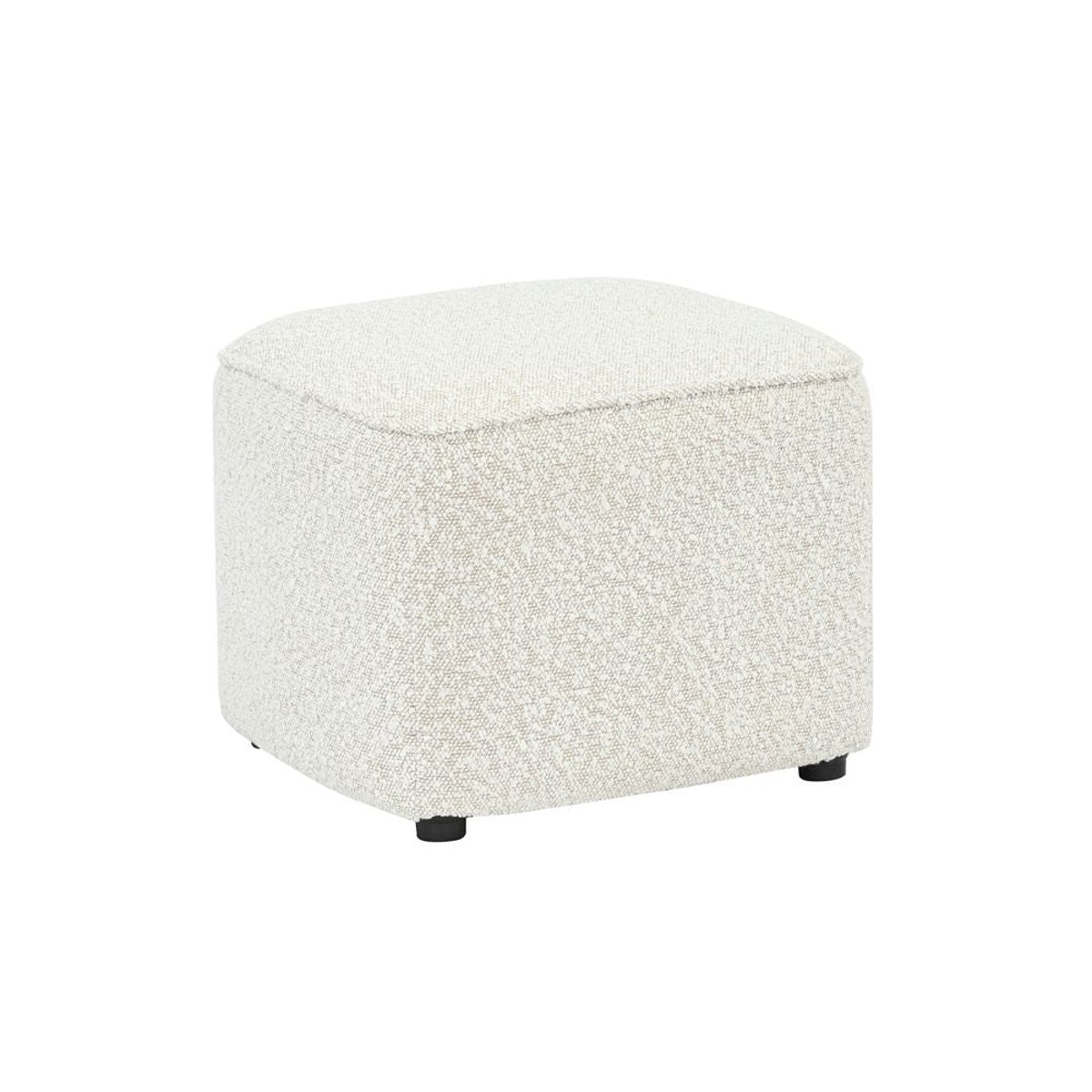 Pouf en bouclette écru Jona ecru, ZAGO