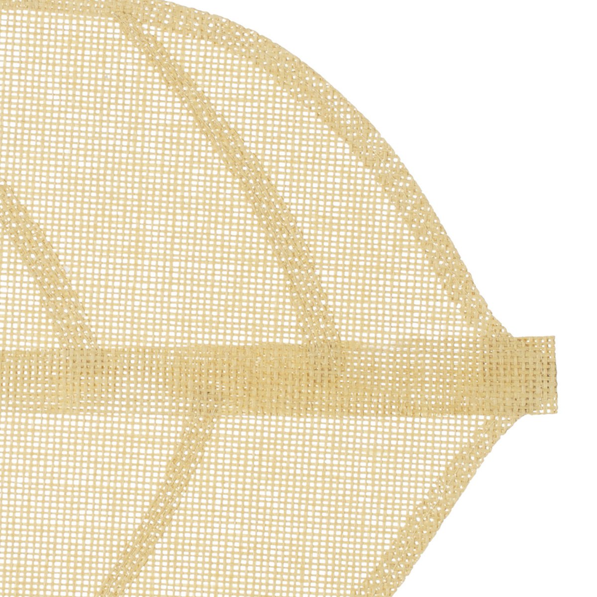 Set de table forme feuille naturel, SECRET DE GOURMET