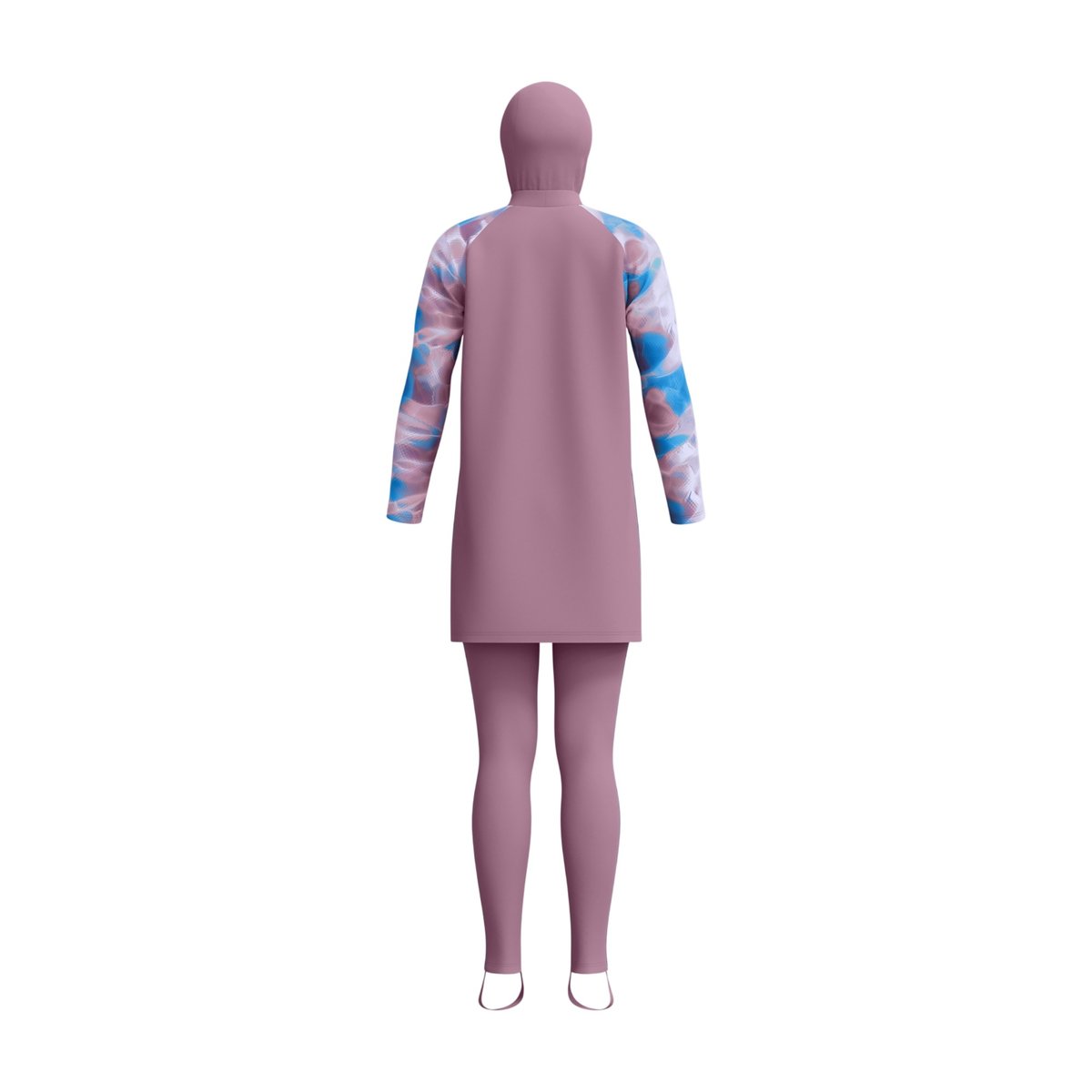 Maillot de bain modeste motif/style manches contrastées MODESTY violet, SPEEDO