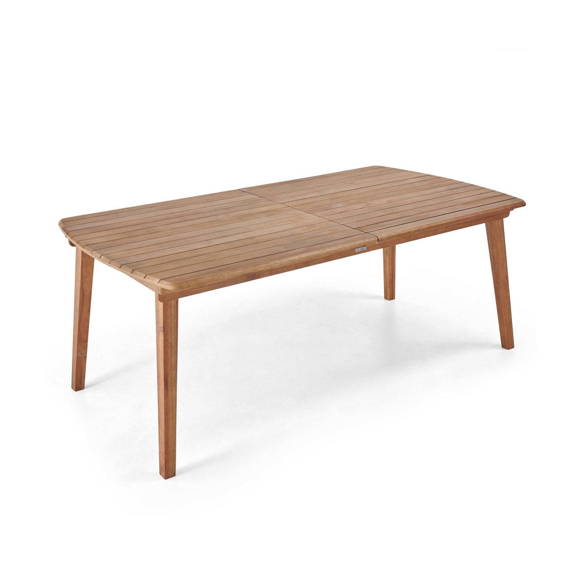 Salon de jardin table extensible et 10 chaises en bois, CANET bois, OVIALA