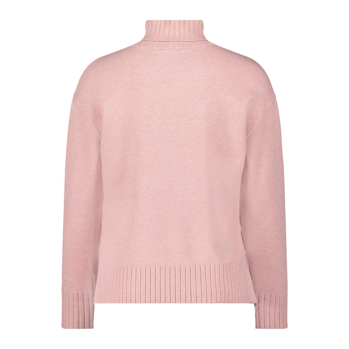 Pull-over en fine maille à col montant pale mauve melange, BETTY BARCLAY