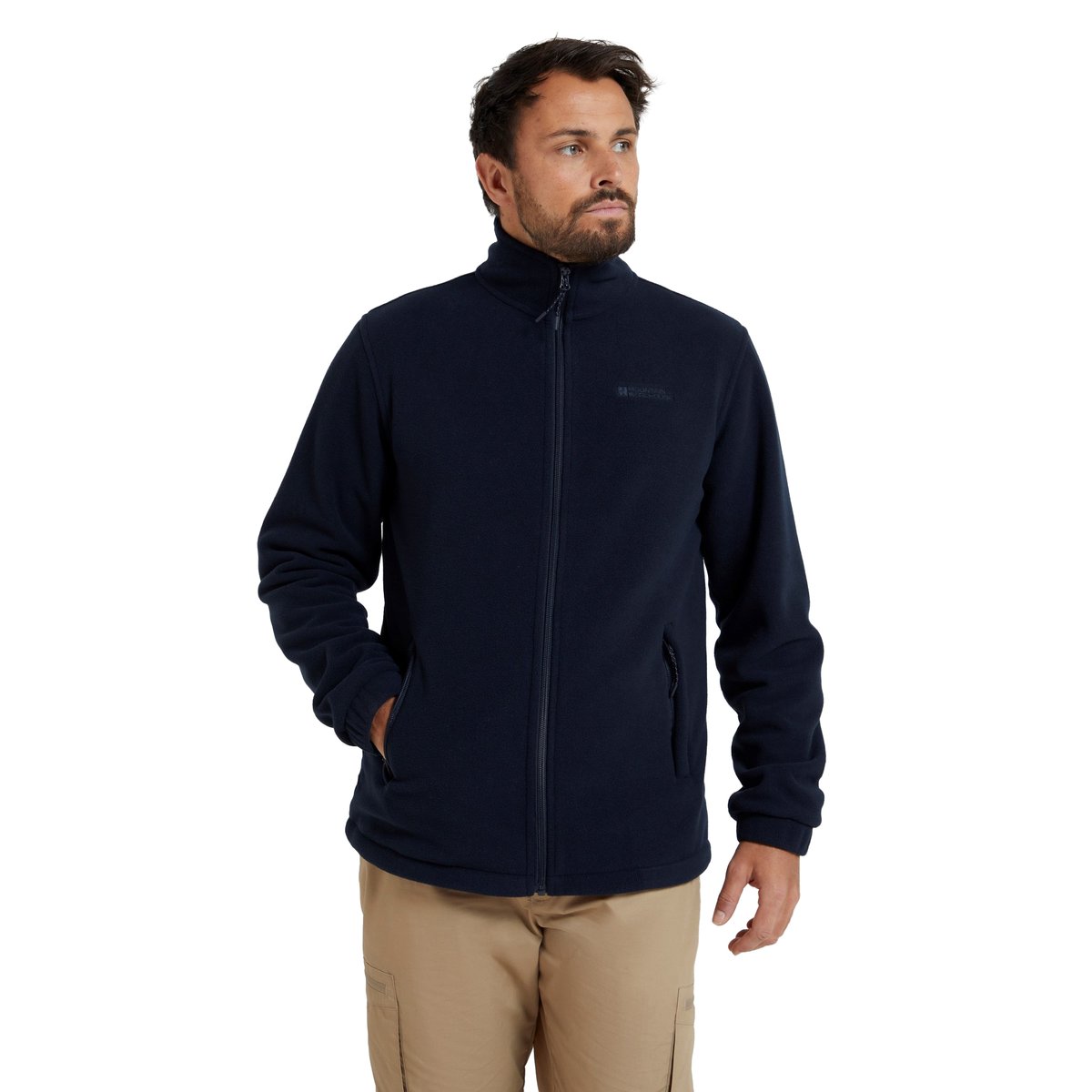 Veste polaire BERNARD bleu marine, MOUNTAIN WAREHOUSE