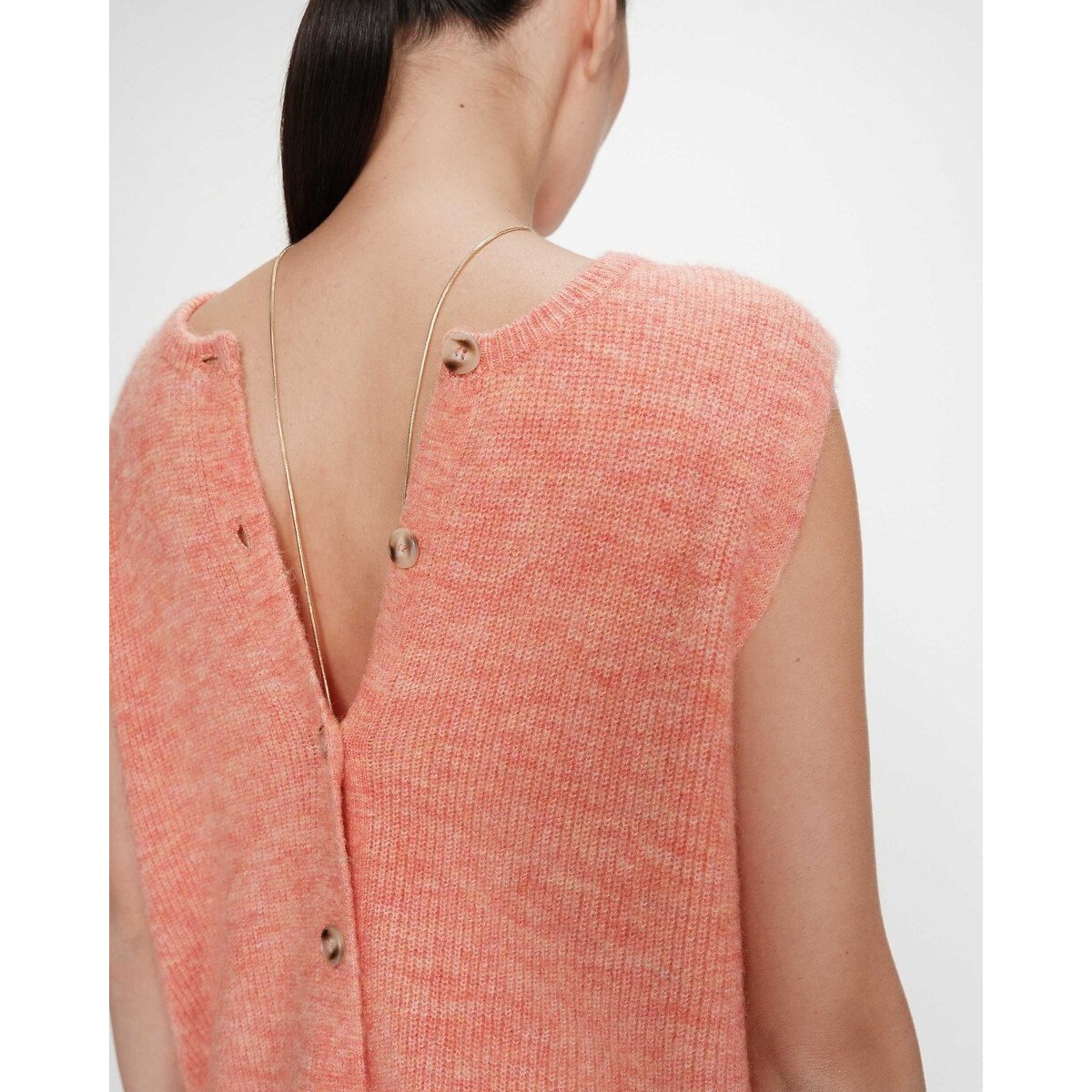 Gilet con bottoni VOLLANDO corallo, GRACE & MILA