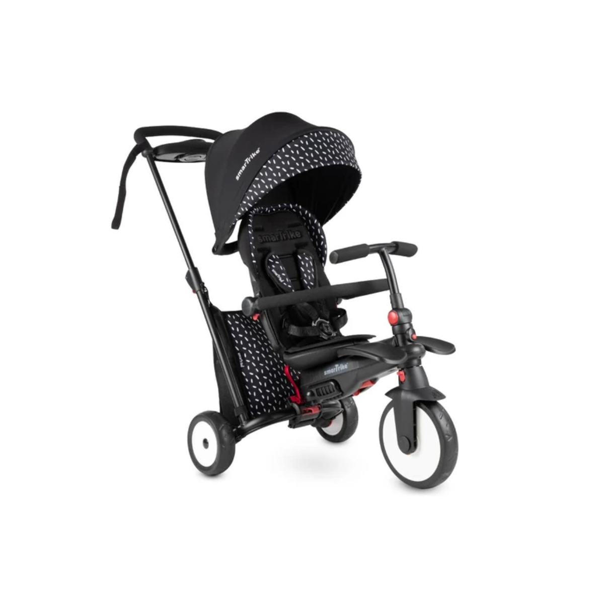 Tricycle STR5 noir et blanc couleur unique, SMARTRIKE
