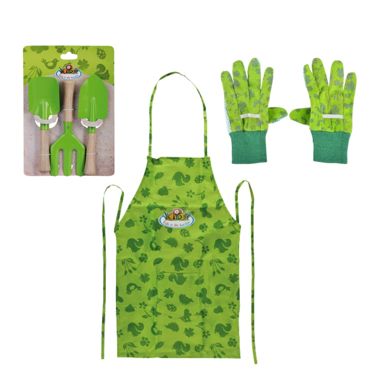 Kit de tenue de jardinier pour enfant couleur unique, ESSCHERT DESIGN