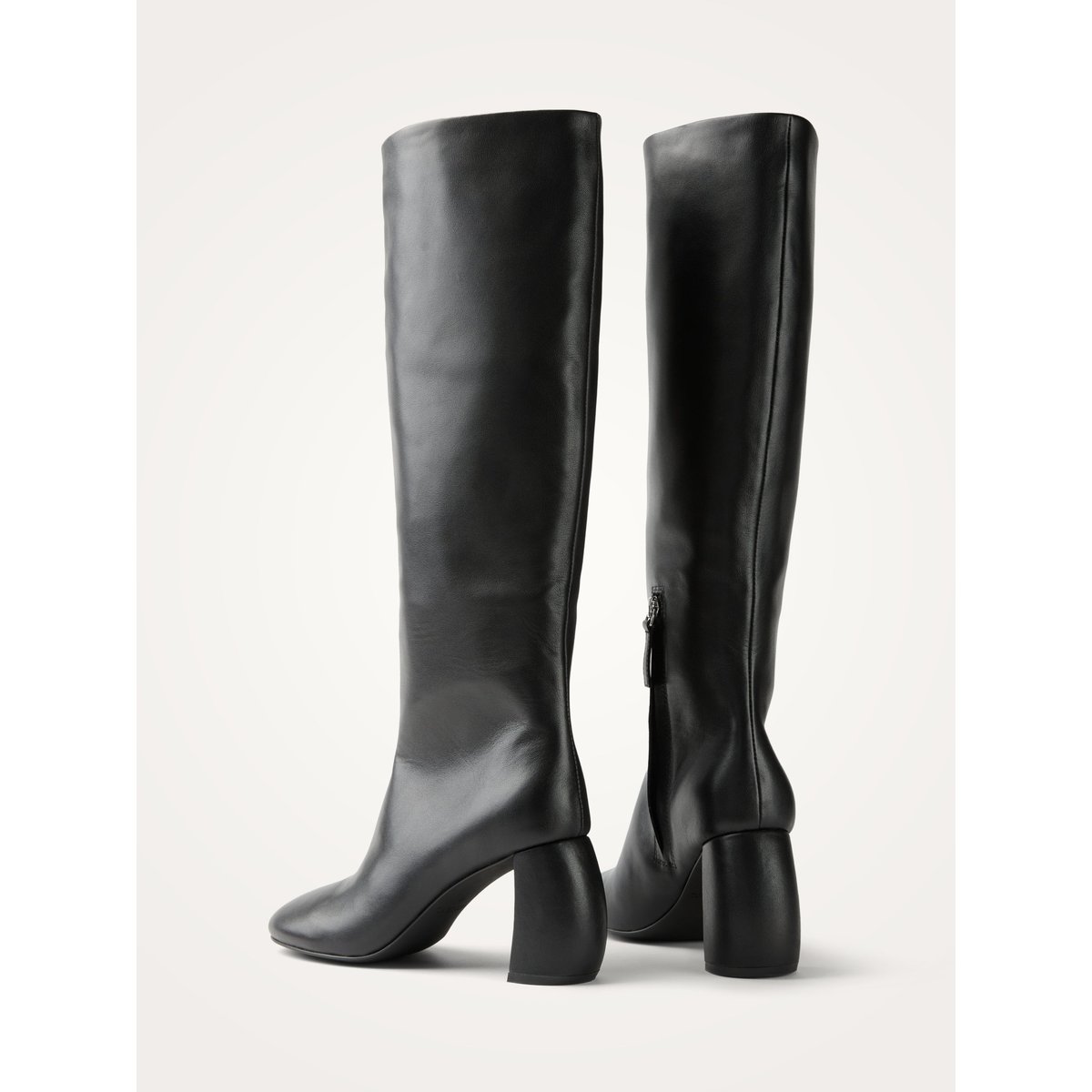 Bottes à talon demi lune LUNA High noir, VANESSA WU