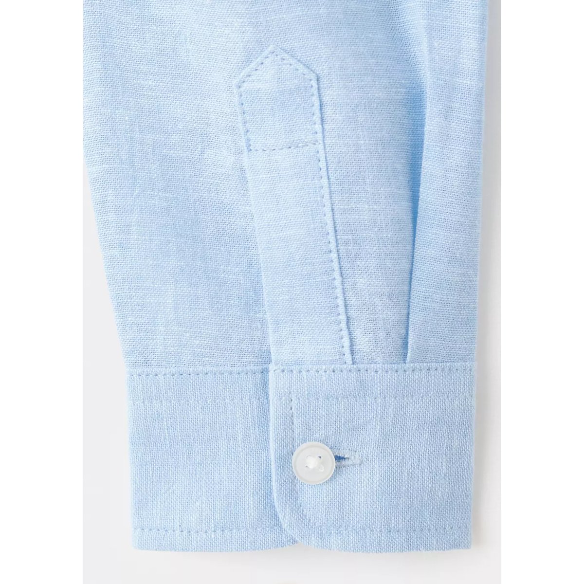 Chemise lin bleu ciel, MANGO BABY
