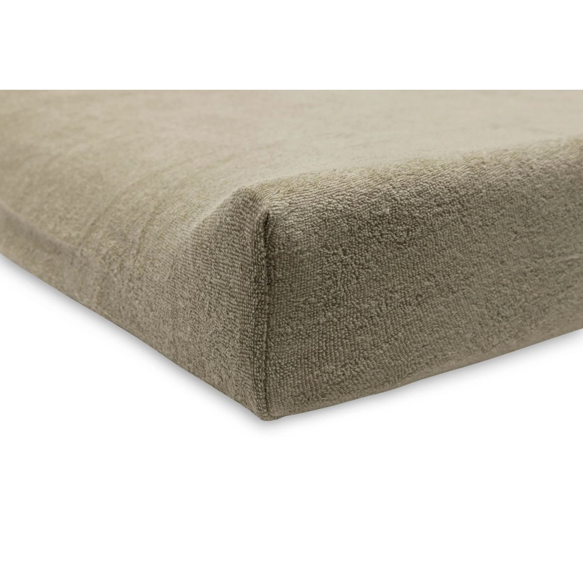 Lot de 2 housses matelas à langer éponge olive, JOLLEIN