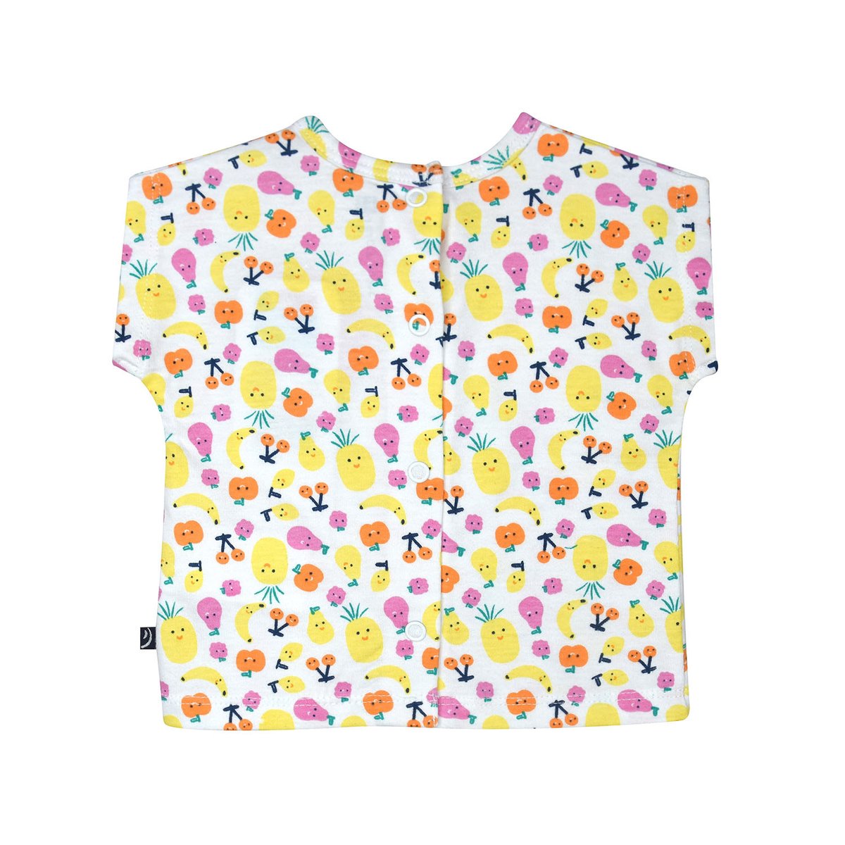 Tshirt short rosiane maille manches courtes jaune, SUCRE D'ORGE