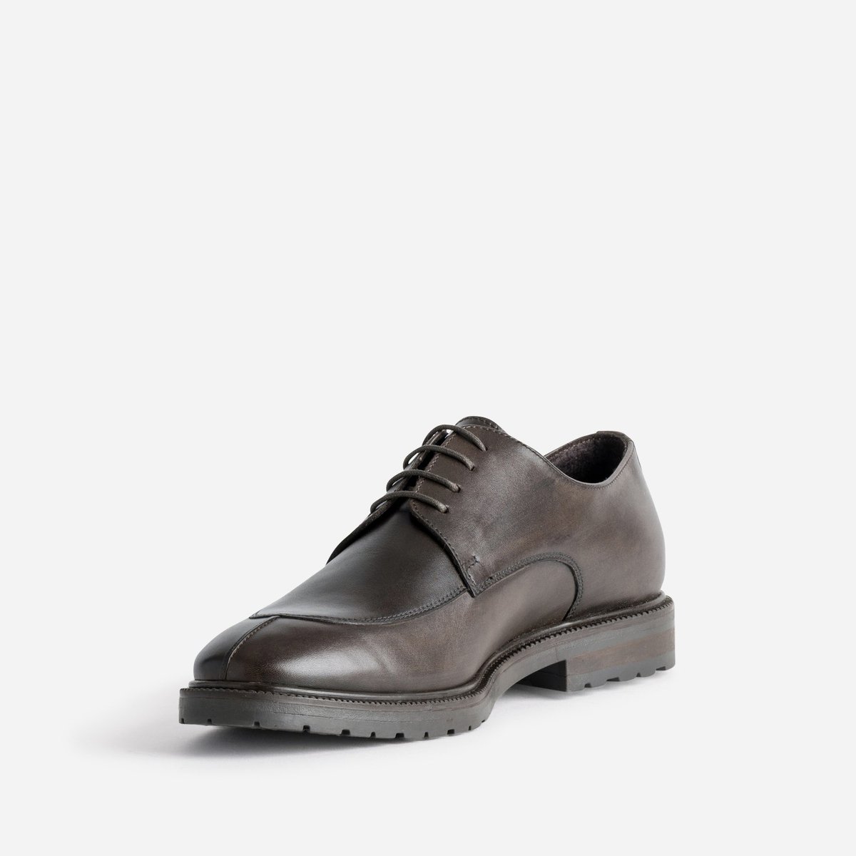 Derby en cuir FERNAND marron, ERAM