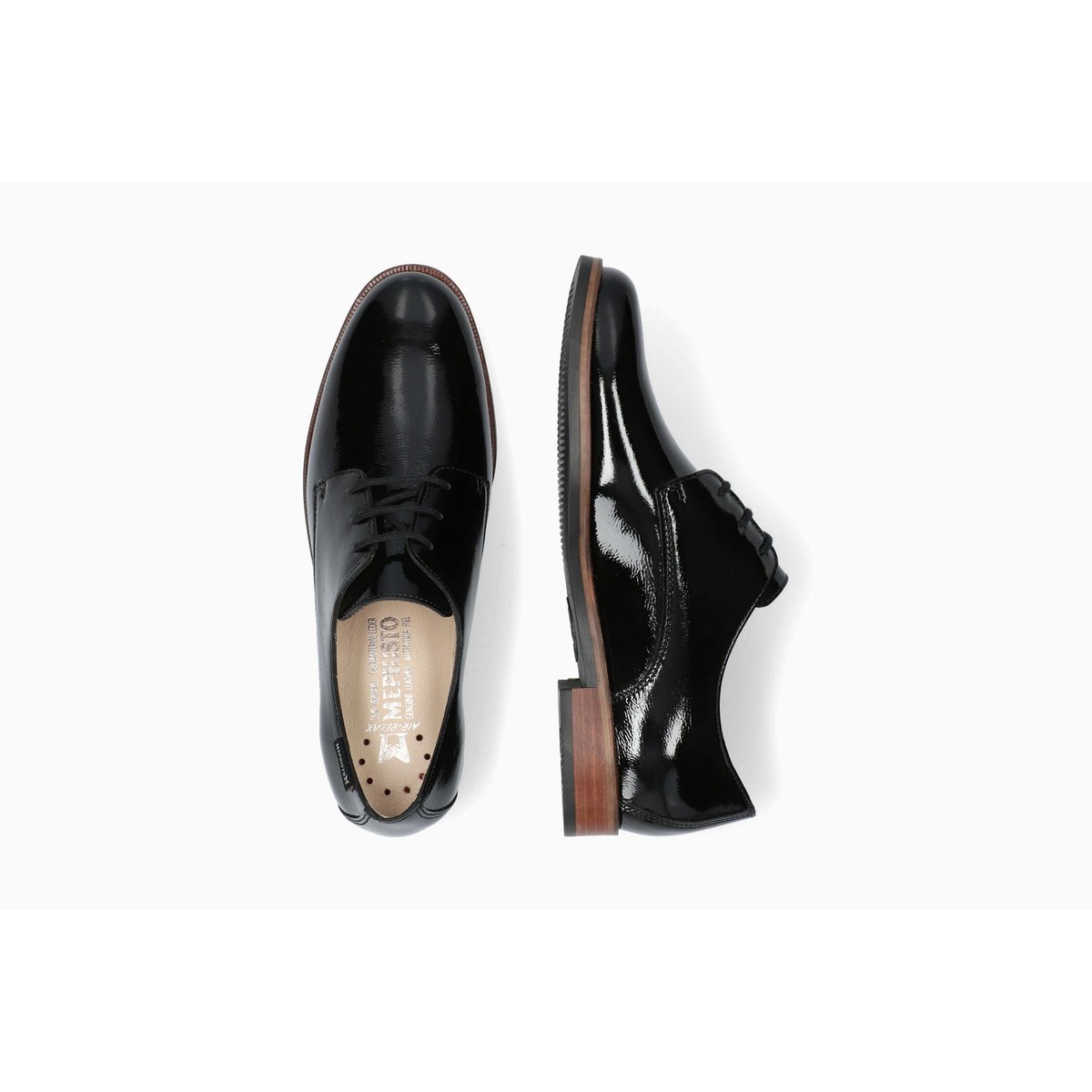 Derbies en cuir HELSA noir 5143, MEPHISTO