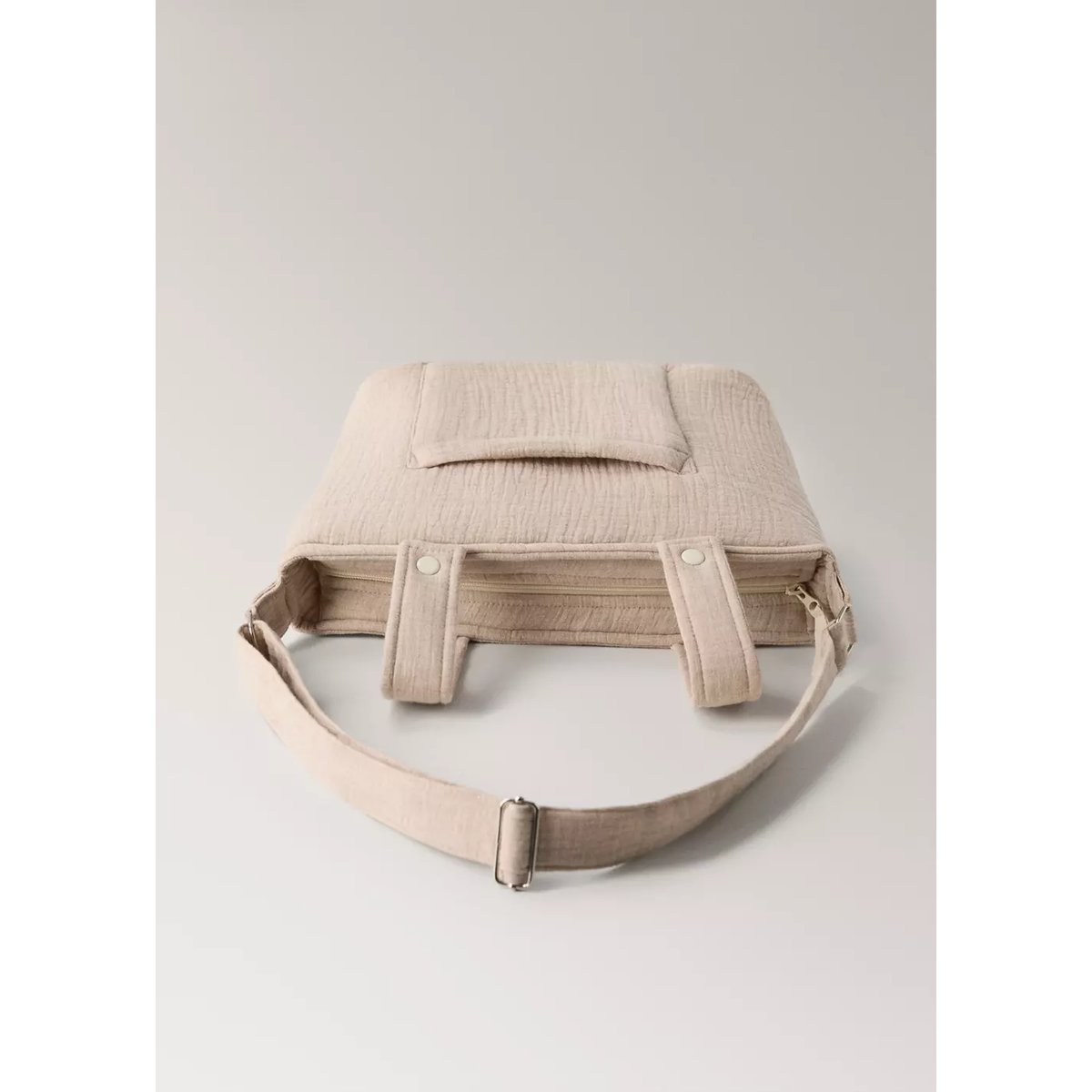 Sac de maternité en gaze de coton beige, MANGO HOME