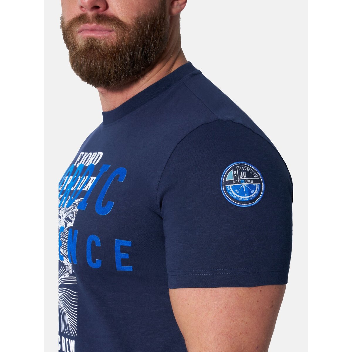 T-shirt REDLEF bleu foncé, JAN VANDERSTORM