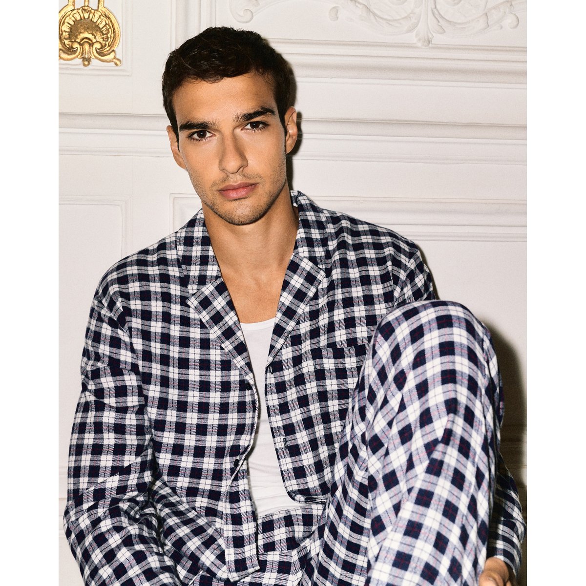 Chemise flanelle à carreaux STRIPFLANELLIZ bleu, UNDIZ