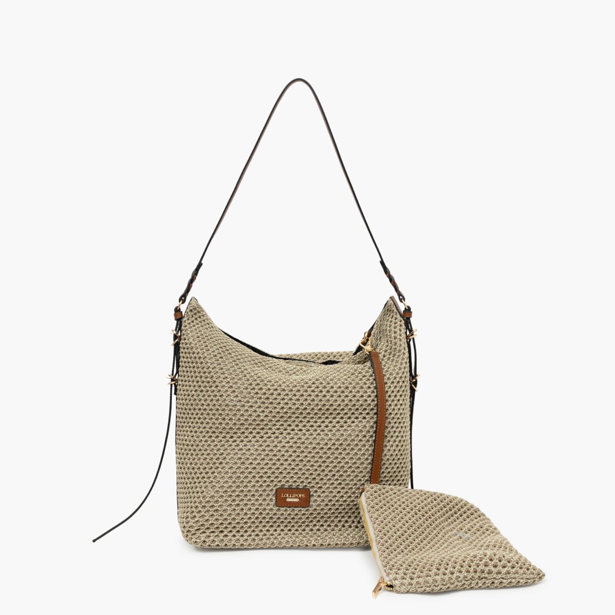 Sac hobo S-Ringo doré, LOLLIPOPS