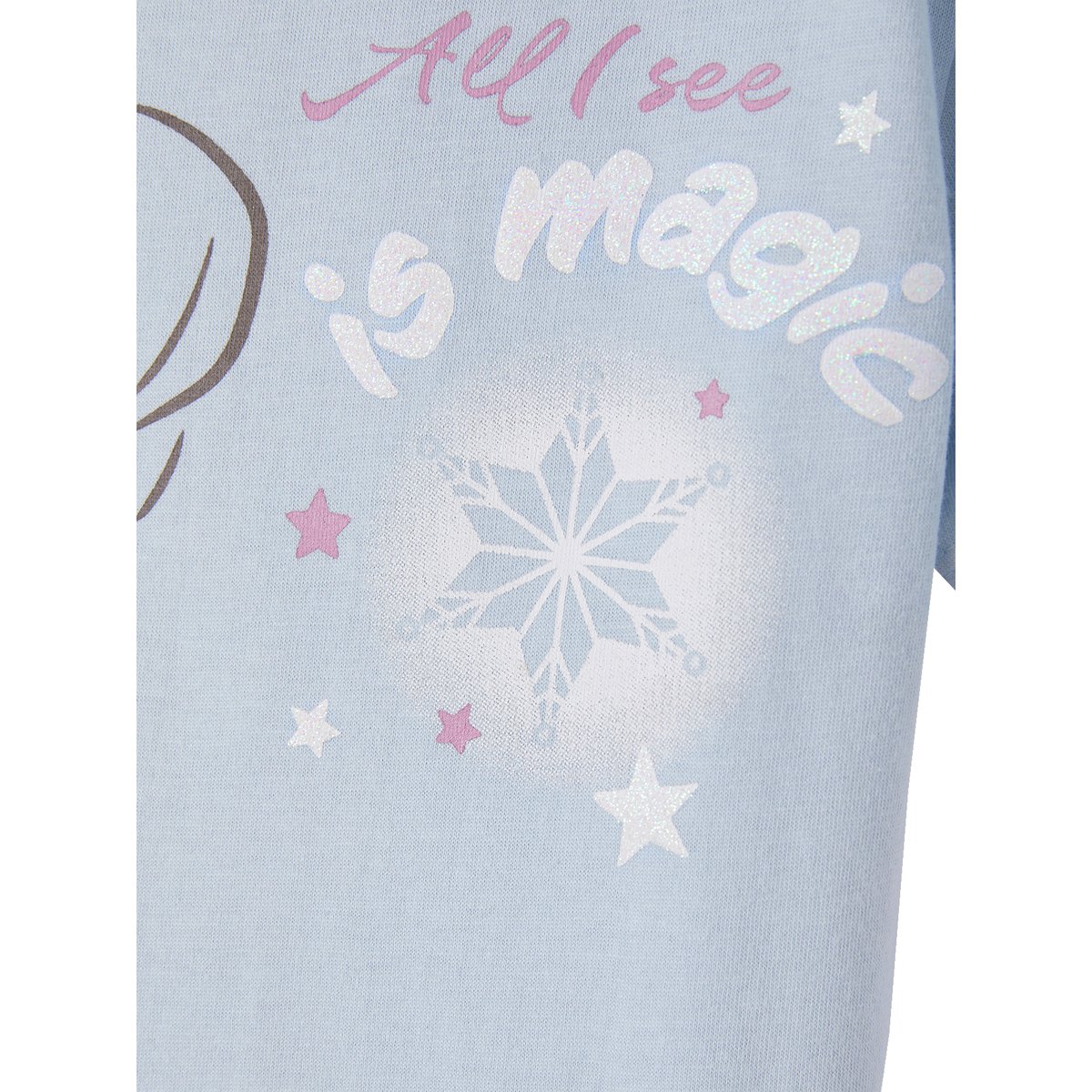 Tee-shirt Disney® Reine des Neiges bleu ciel, VERTBAUDET