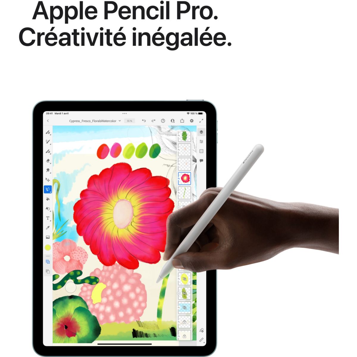 Tablette Apple Air 11 M3 256Go Bleu Cellular 2025 bleu, APPLE