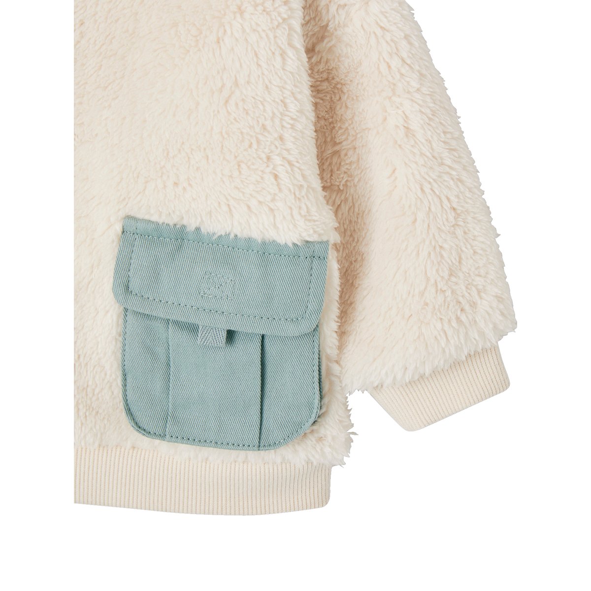 Ensemble Sweat-Shirt + Pantalon Bébé HYGGE vert d'eau, VERTBAUDET