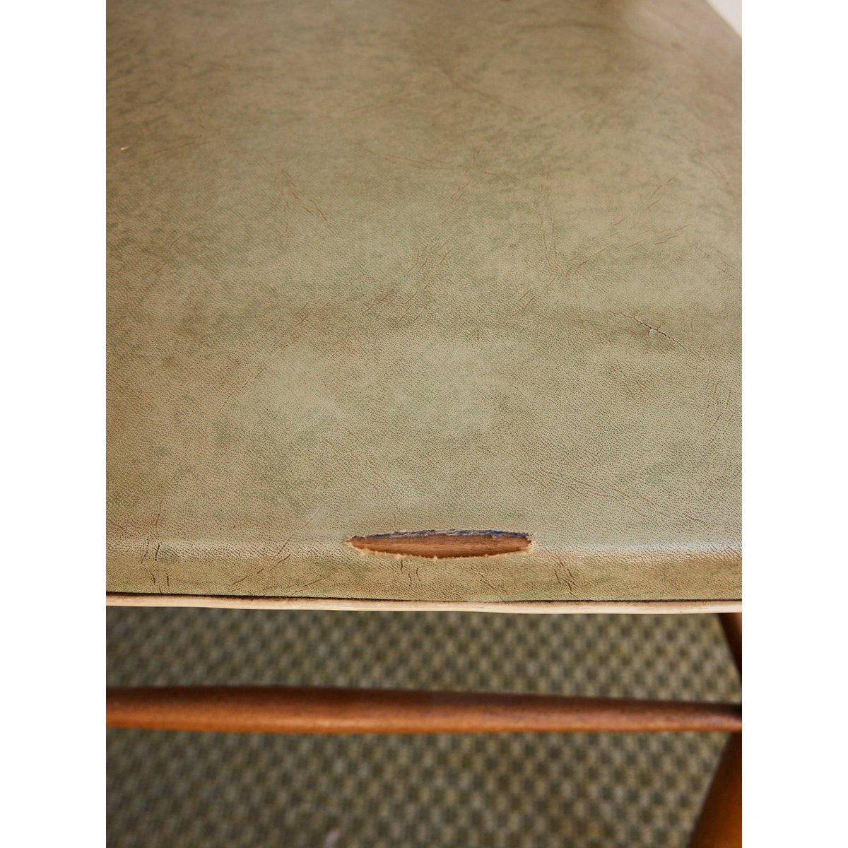 Lot de 4 chaises scandinaves Alma N°1764 - Bon état vert, DEBONGOUT