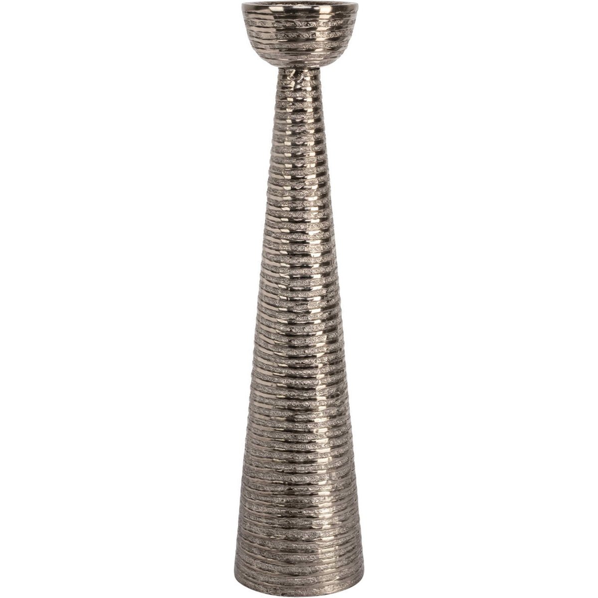 Bougeoir en aluminium effet laiton antique laiton antique, RECOLLECTION