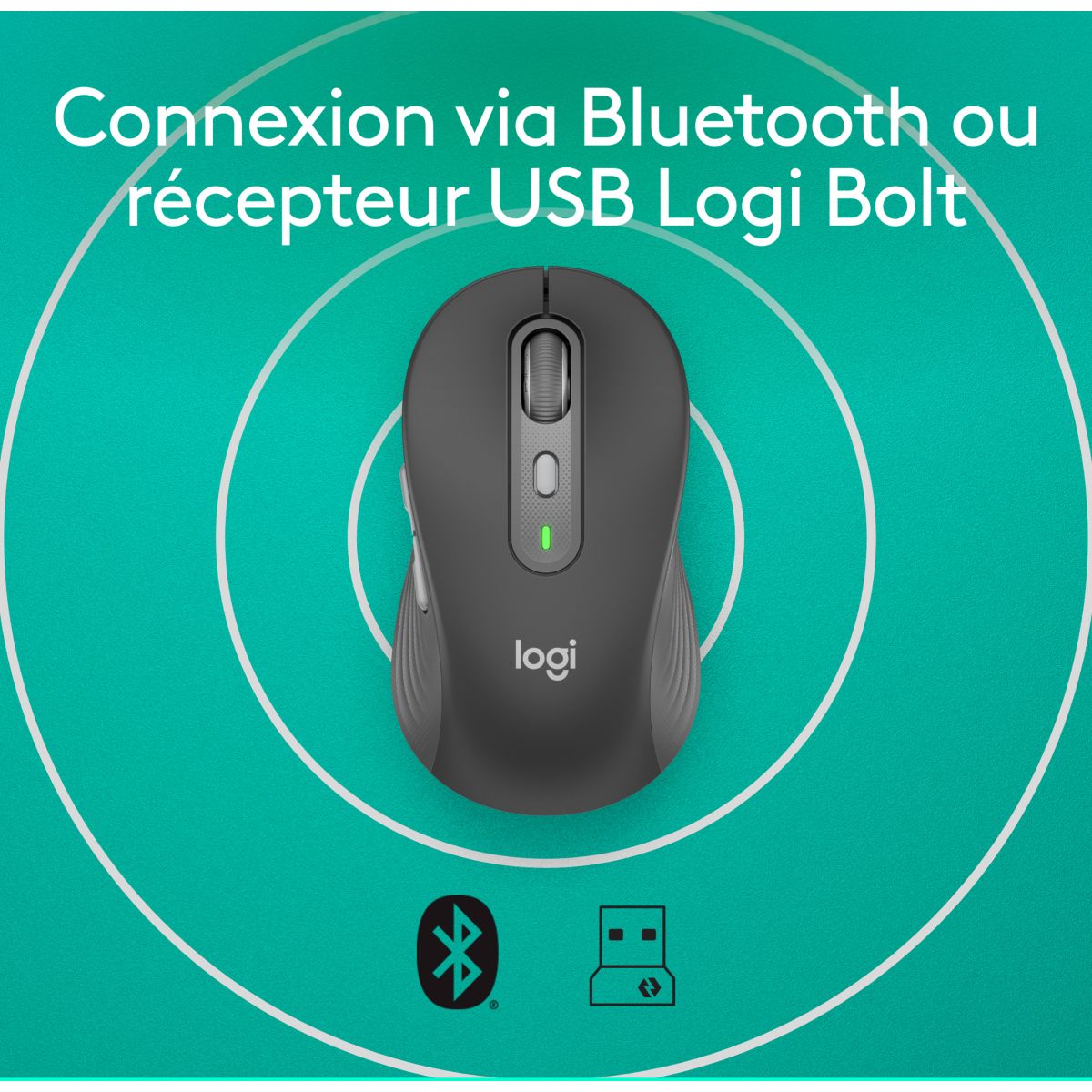 Souris sans fil SIGNATURE PLUS M750 L couleur unique, LOGITECH