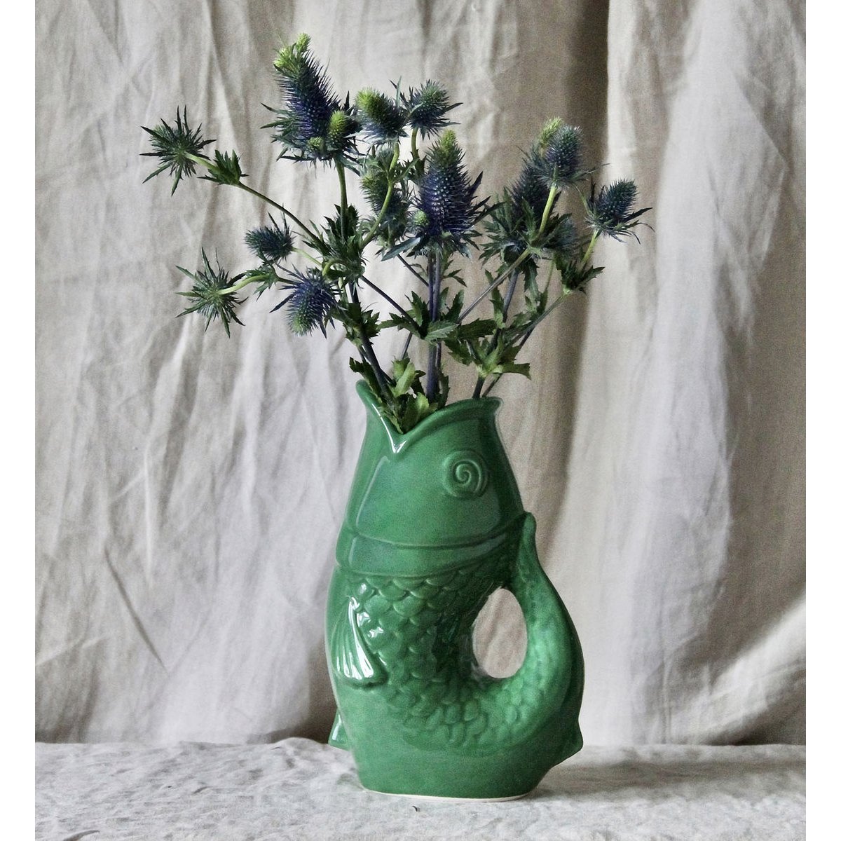 Vase poisson - h25 cm vert, OPJET