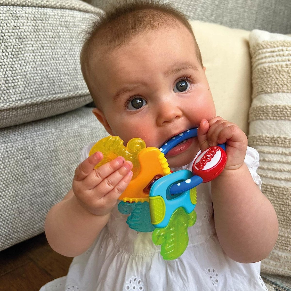 Clés de dentition réfrigérante 4m+ - Nuby multicolore, NUBY