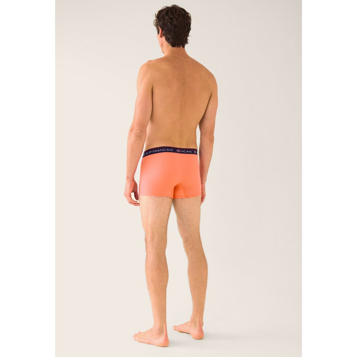 Boxer rose en coton Redoutable rose peche, LE SLIP FRANCAIS