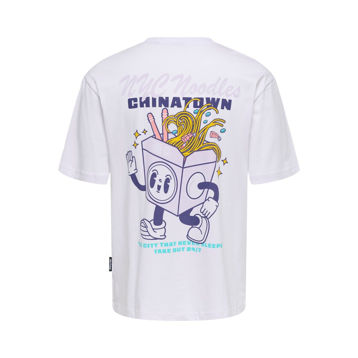 T-Shirt bright white, ONLY & SONS